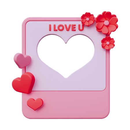 Valentine Frame  3D Icon