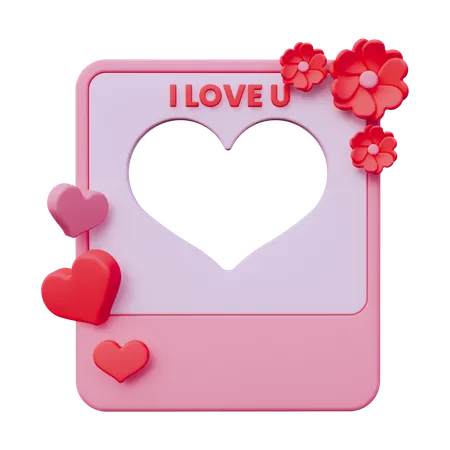 Valentine Frame  3D Icon