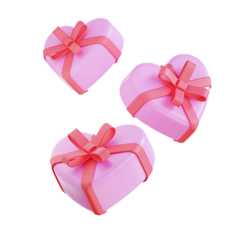 Valentine gift  3D Illustration