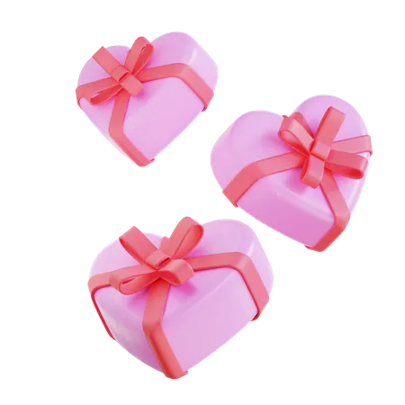 Valentine gift  3D Illustration