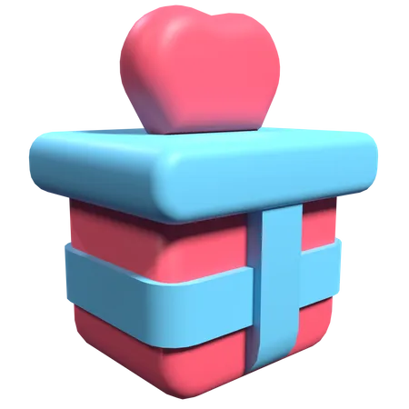 Valentine Gift  3D Illustration