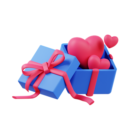 Valentine gift  3D Illustration