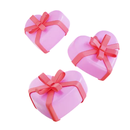 Valentine gift 3D Illustration