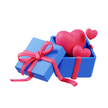 Valentine gift  3D Illustration