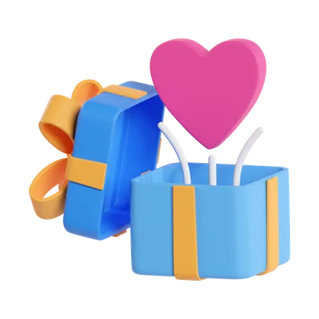 Valentine Gift 3D Icon