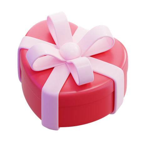 Valentine Gift Box  3D Icon