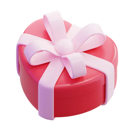 Valentine Gift Box  3D Icon