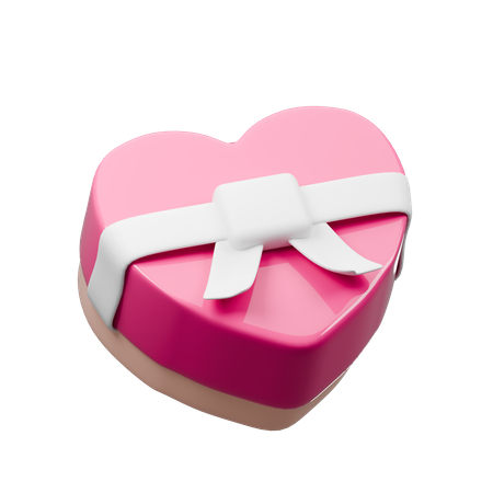 Valentine Gift Box  3D Icon