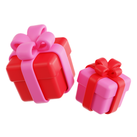 Valentine Gift Box  3D Icon