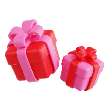 Valentine Gift Box  3D Icon