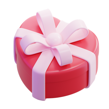 Valentine Gift Box  3D Icon