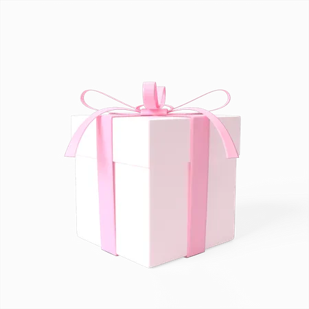 Valentine Gift Box  3D Illustration