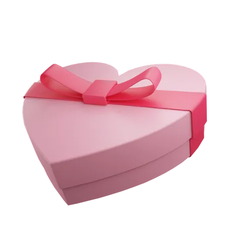 Valentine gift box  3D Illustration