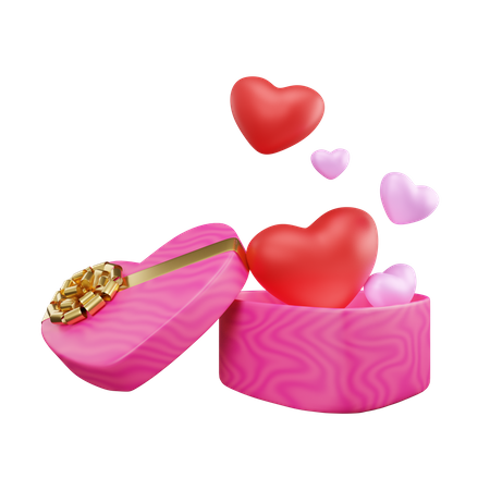 Valentine Gifts  3D Illustration