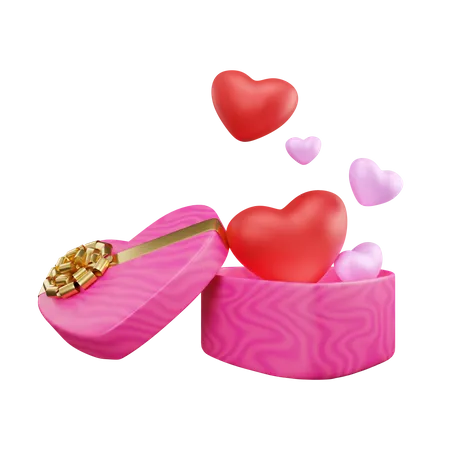 Valentine Gifts  3D Illustration