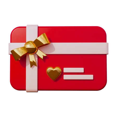 Valentine Greeting Card  3D Icon