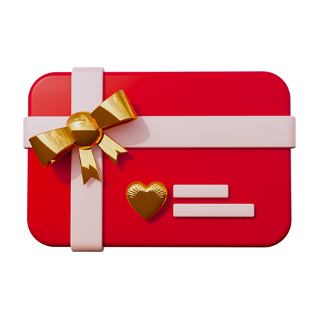 Valentine Greeting Card  3D Icon