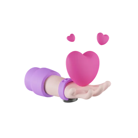 Valentine Heart  3D Icon