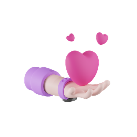 Valentine Heart  3D Icon