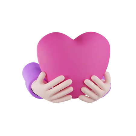 Valentine Heart  3D Icon