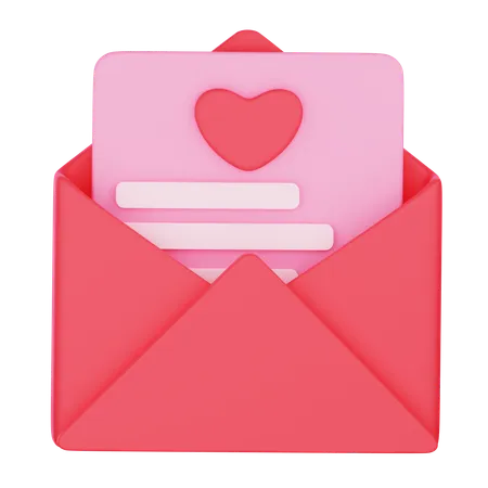 Valentine Invitation  3D Icon