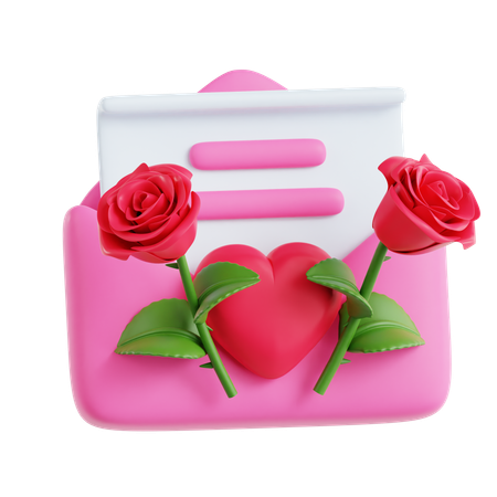 Valentine Invitation  3D Icon