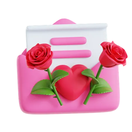 Valentine Invitation  3D Icon