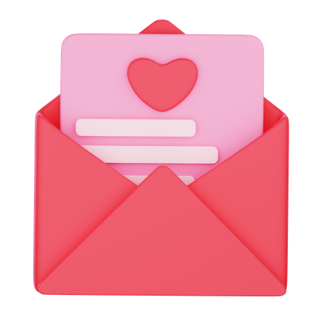 Valentine Invitation  3D Icon