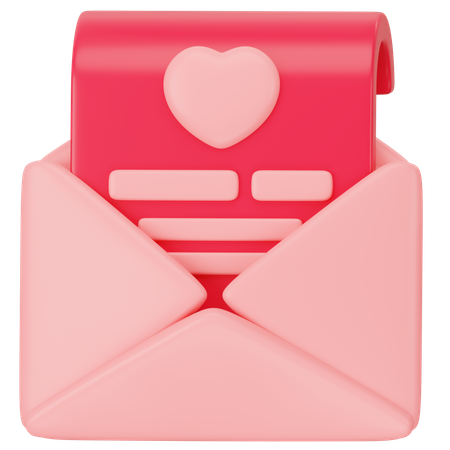 Valentine Invitation  3D Icon