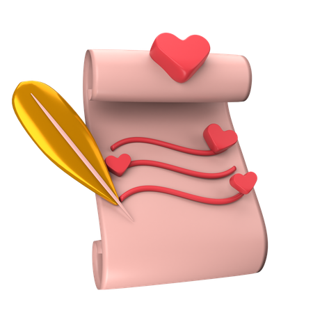 Valentine Invitation  3D Icon