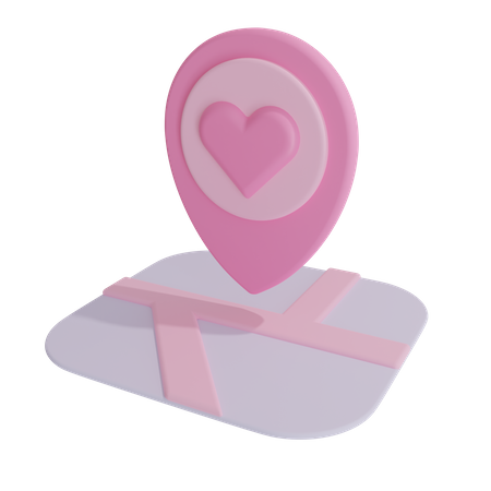 Valentine Location 3D Icon