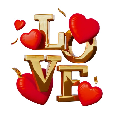 Valentine Love  3D Icon