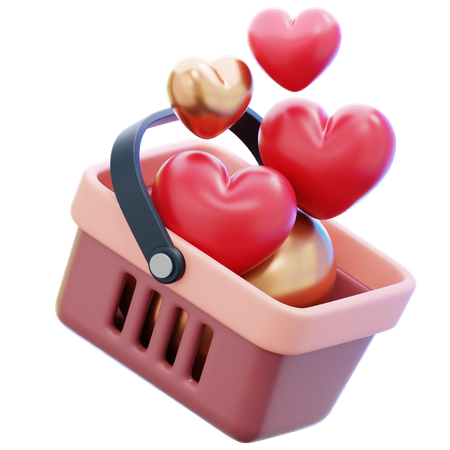 Valentine Market  3D Icon