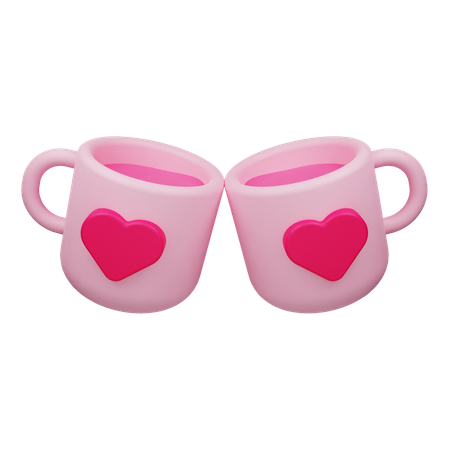 Valentine Mug  3D Icon