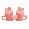 3d valentine mug emoji