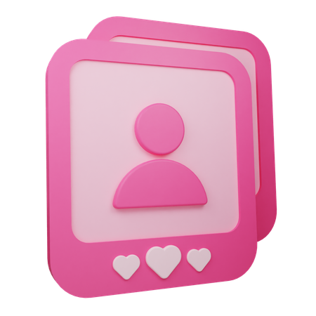 Valentine Photo  3D Icon