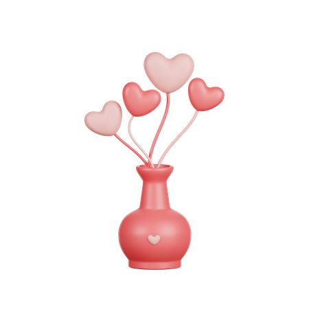 Valentine Plant  3D Icon