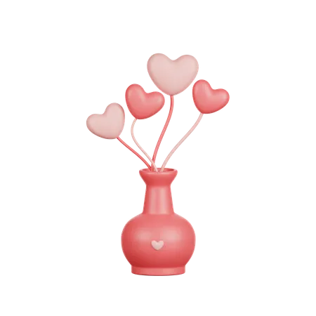 Valentine Plant  3D Icon