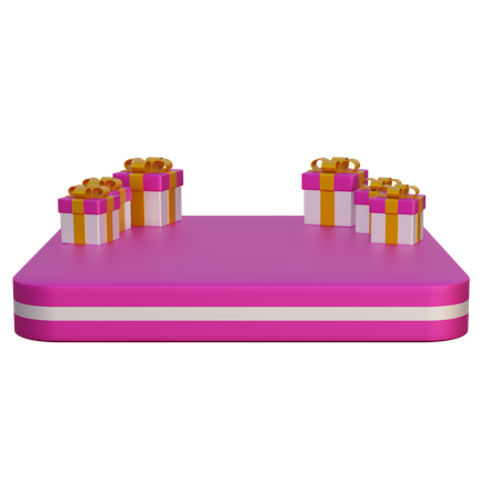 Valentine Podium  3D Icon