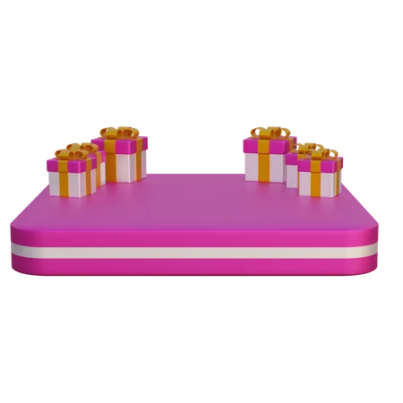 Valentine Podium  3D Icon