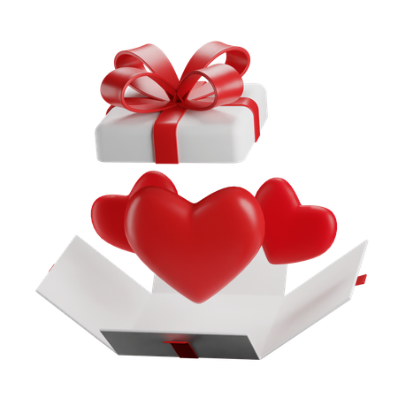 Valentine Present  3D Icon