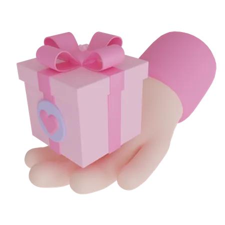 Valentine Present  3D Icon