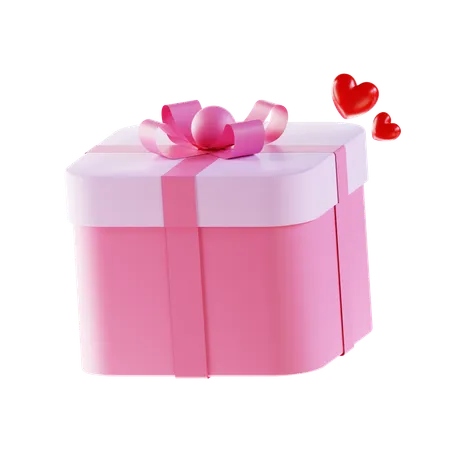 Valentine Present  3D Icon