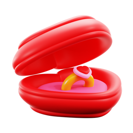Valentine Ring  3D Icon