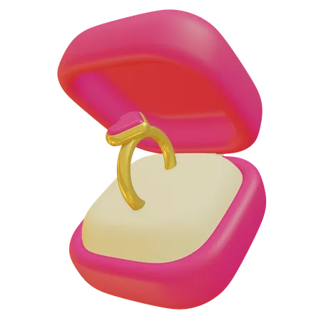Valentine Ring  3D Icon