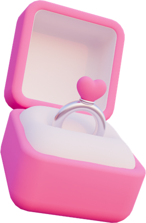 Valentine Ring  3D Icon