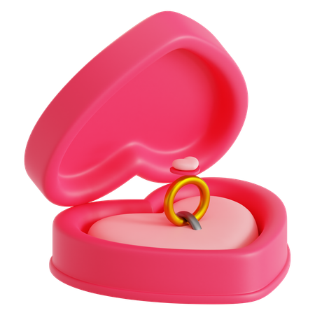 Valentine Ring  3D Icon