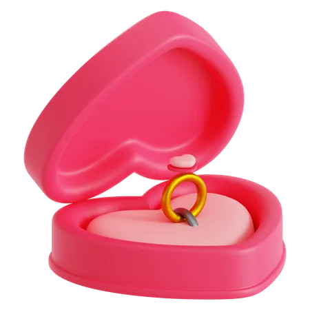 Valentine Ring  3D Icon