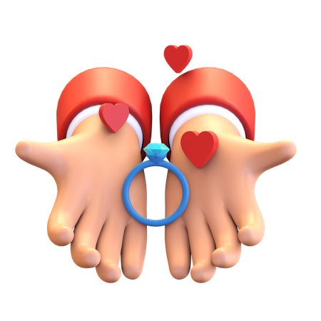 Valentine ring  3D Icon