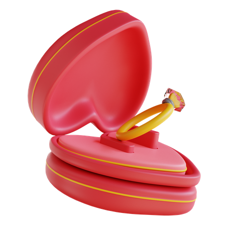 Valentine Ring  3D Icon